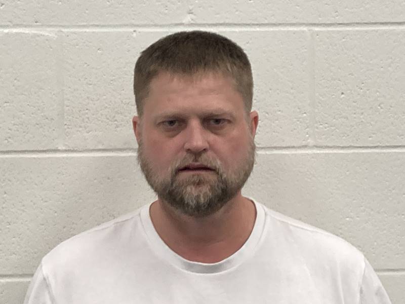 Booking photo of Dustin Mahan