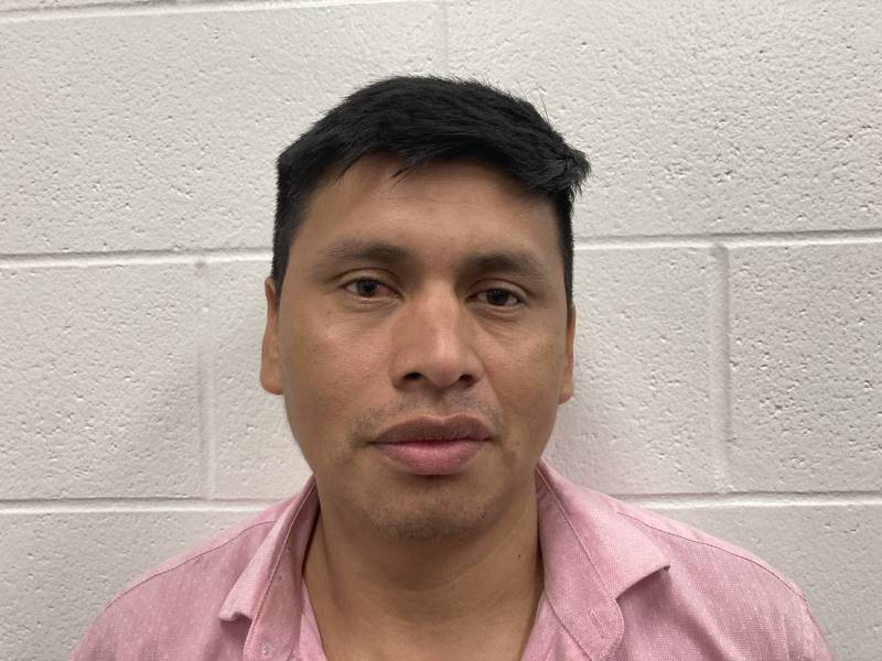 Booking photo of Walter Caal Rivera