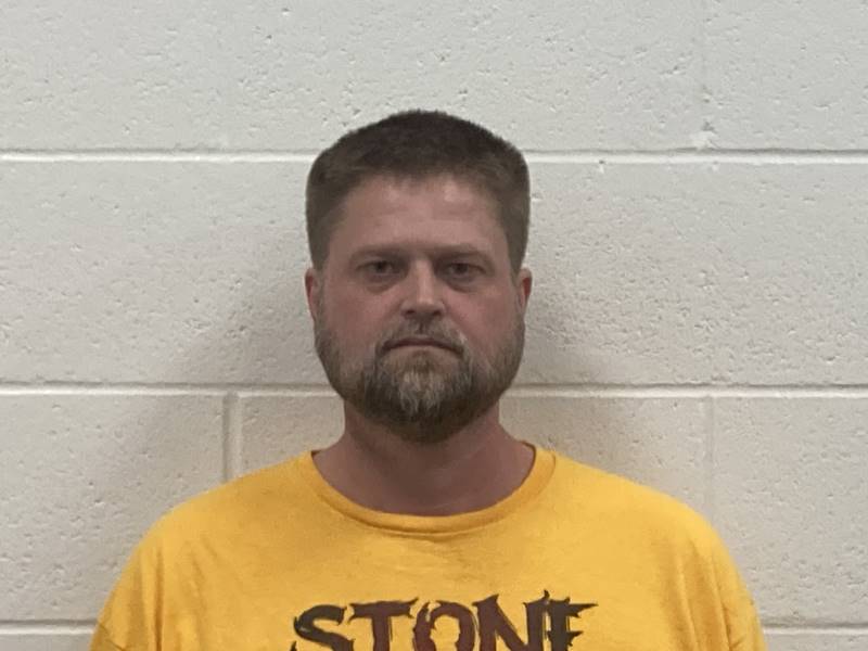 Booking photo of Dustin Mahan