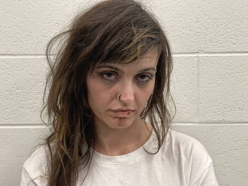 Booking photo of Paige Gilb