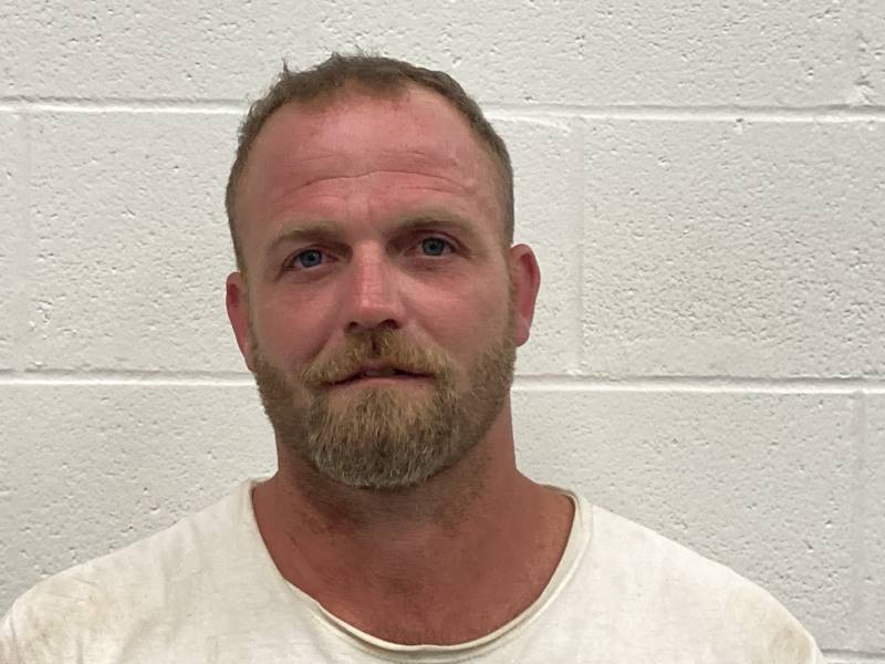 Booking photo of Dustin Clark