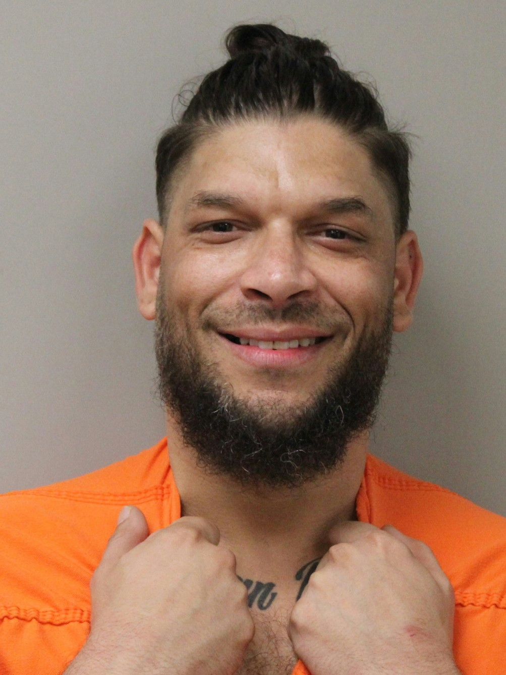 Booking photo of Andrew Sanchez