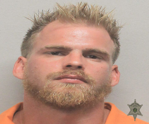 Booking photo of Brandon Backstrom