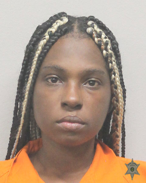 Booking photo of Sasha Broussard