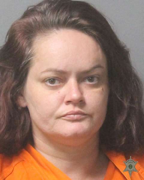 Booking photo of Ashley Hefner