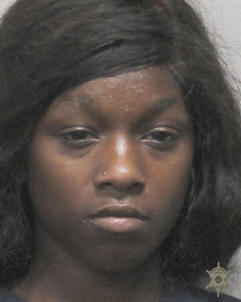 Booking photo of Zaniyah Hebert