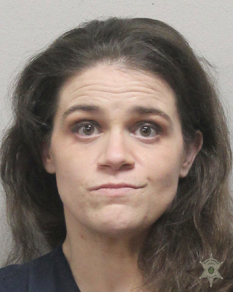 Booking photo of Amber Mergist