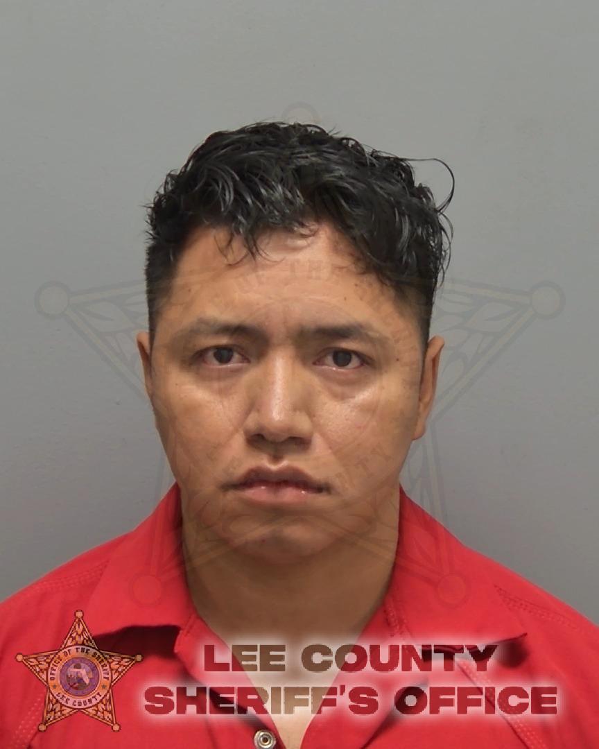 Booking photo of Fredy Oron Gomez