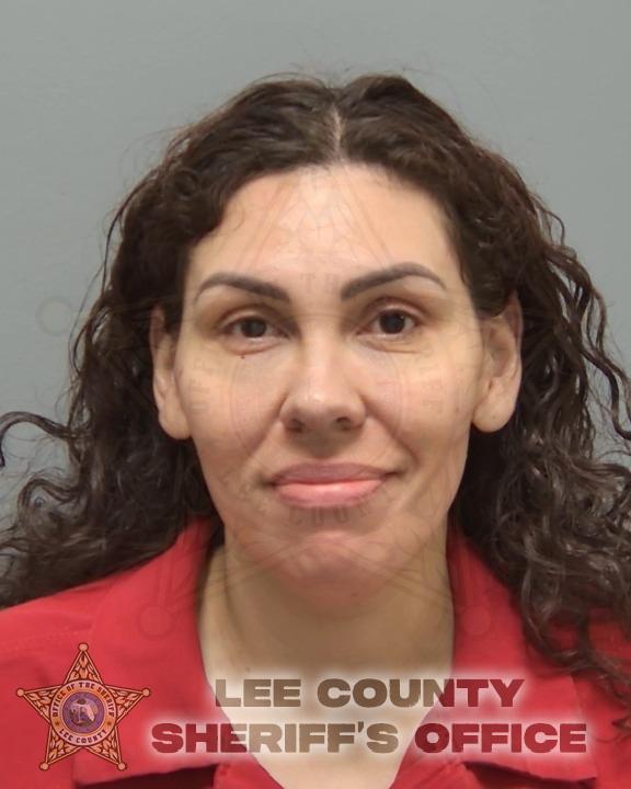 Booking photo of Belen Alaniz