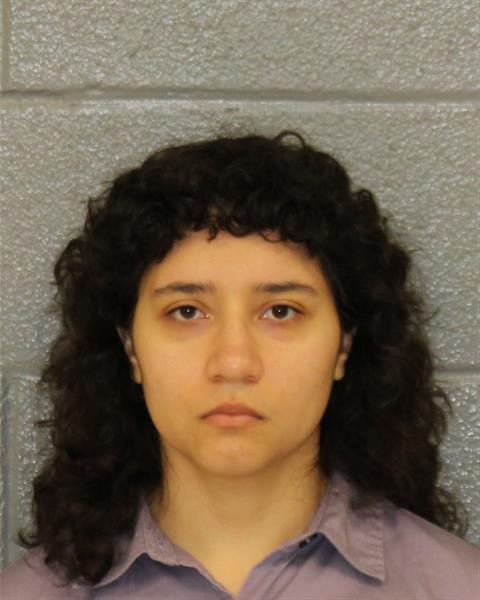 Booking photo of Andrea Aguirre Salazar