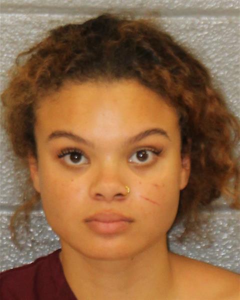 Booking photo of Jasmyne Woolcock