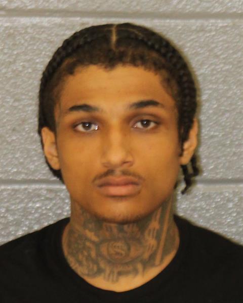 Booking photo of Jaheim Harris