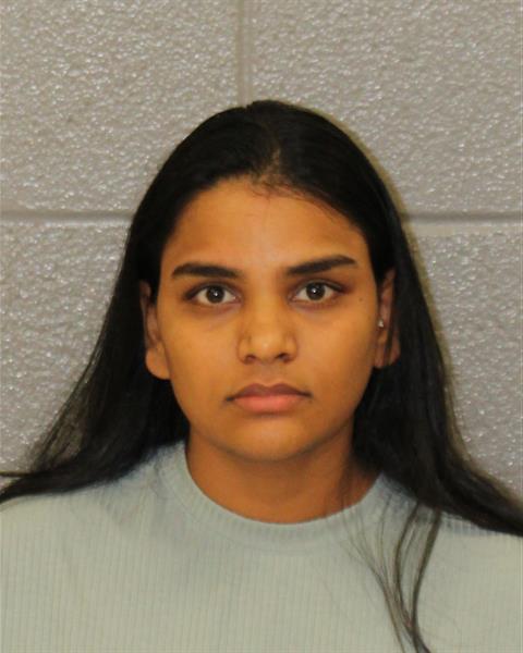 Booking photo of Nikhita Padamati
