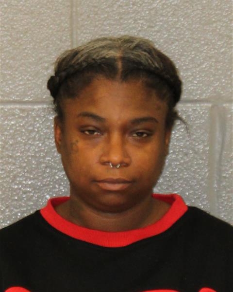 Booking photo of Jamesha West