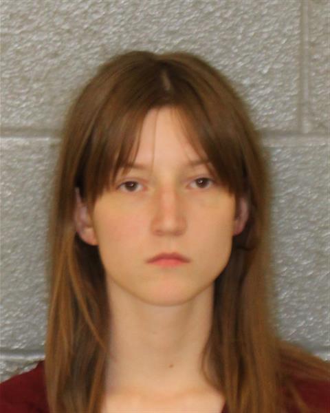 Booking photo of Hailey Mackey