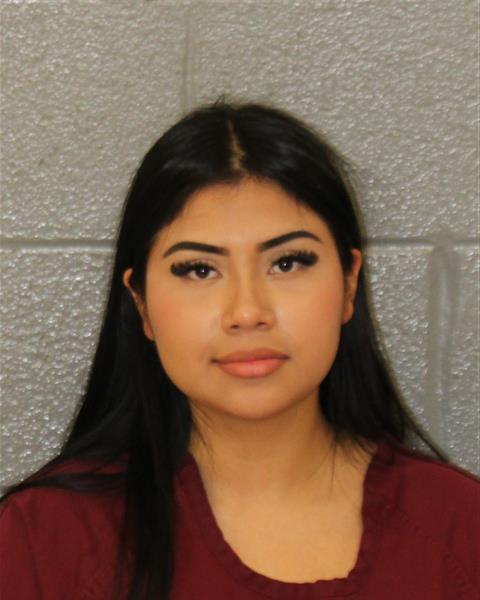 Booking photo of Valeria Cortez-beltron