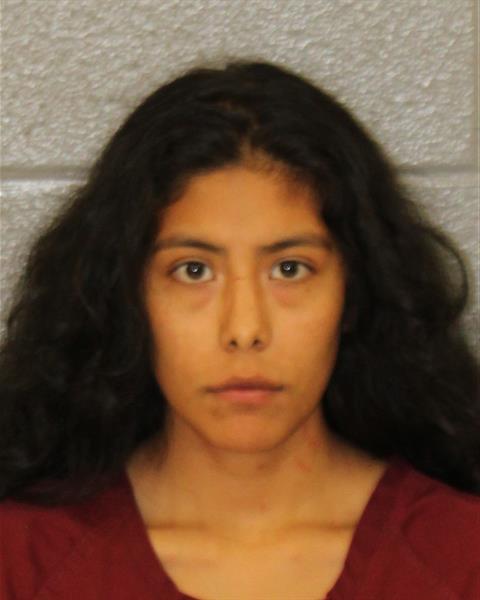 Booking photo of Abigail Aleman