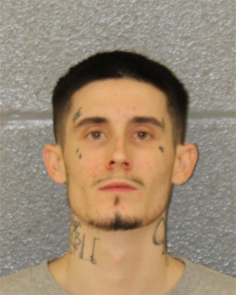 Booking photo of Jacob Humphries