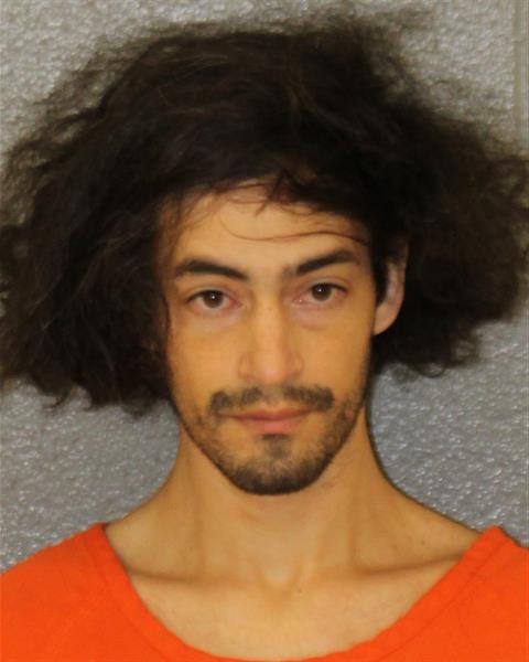Booking photo of Nicolas Woodward