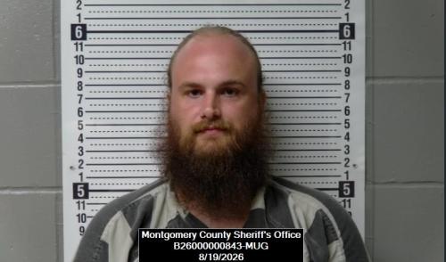 Booking photo of Aaron Ray Theel