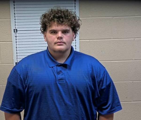 Booking photo of Logan Nickelson