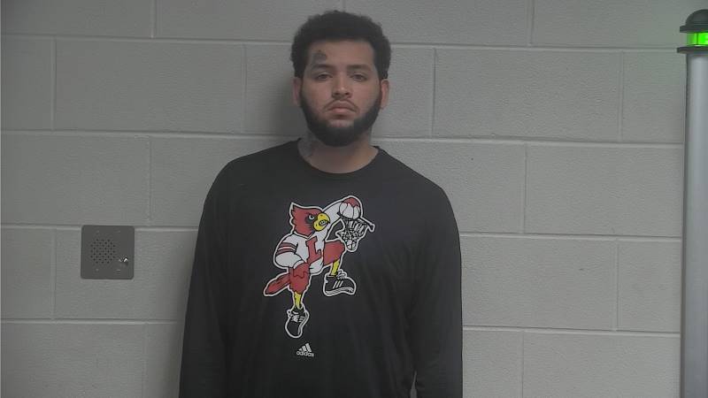 Booking photo of Michael Carias