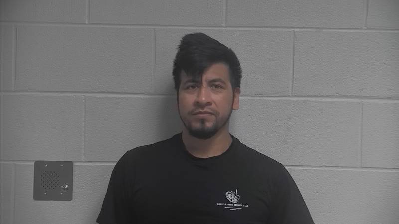 Booking photo of Sebastian Perez Guzman
