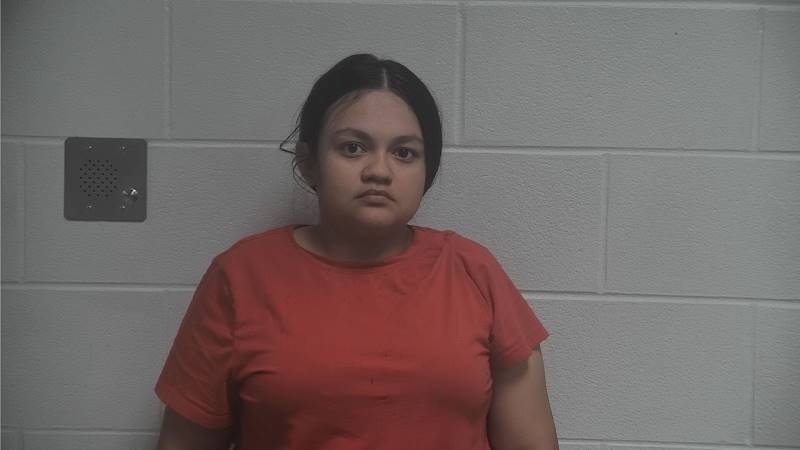Booking photo of Andrea Alvarado Portillo