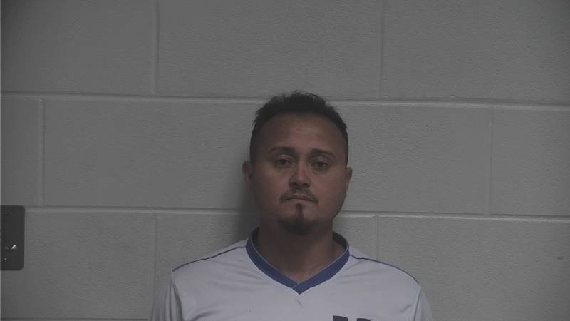 Booking photo of Victor Diaz
