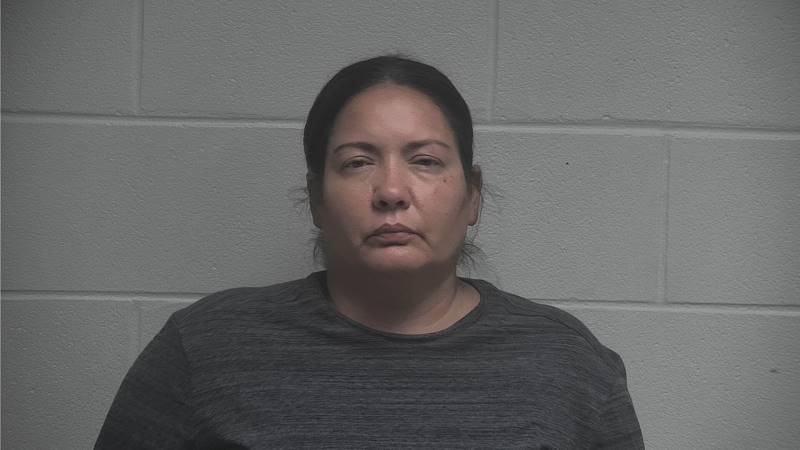 Booking photo of Jennifer Thompson