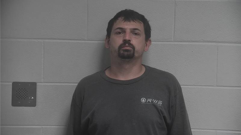 Booking photo of Jared Hamm