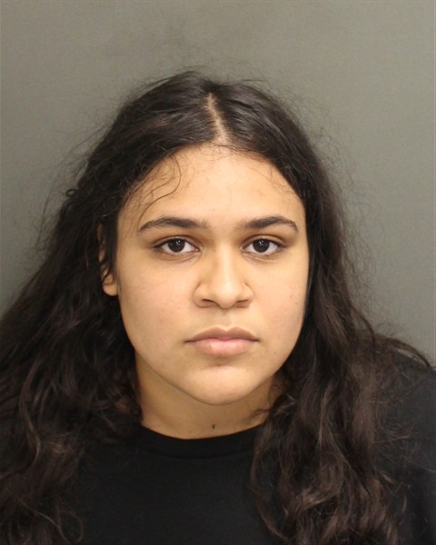 Booking photo of Destiny Garcia