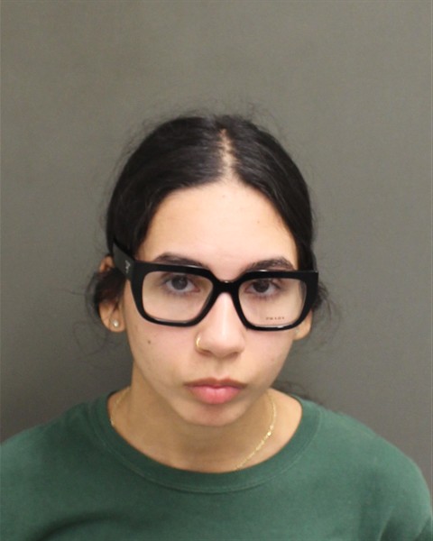 Booking photo of Amber Rodriguez