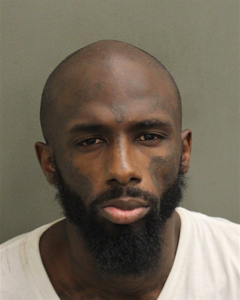 Booking photo of Romelo Alexander