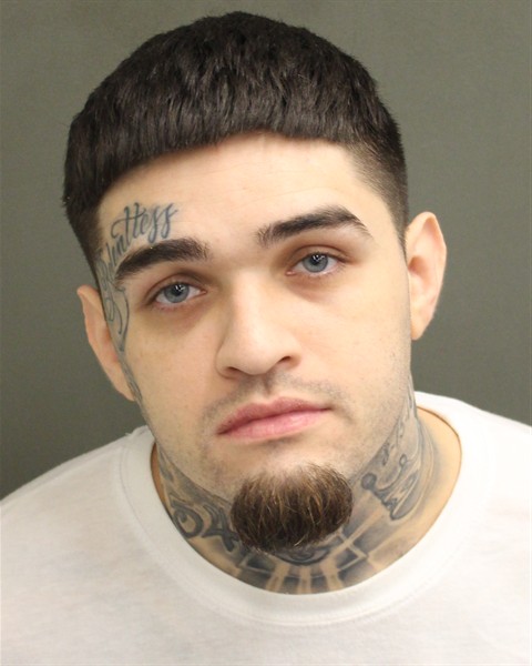 Booking photo of Miguel Vega