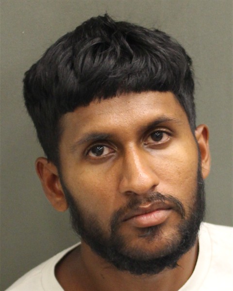 Booking photo of Vishall Harricharan