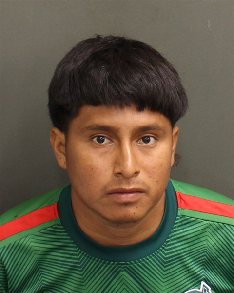 Booking photo of Jose Tuxchoc