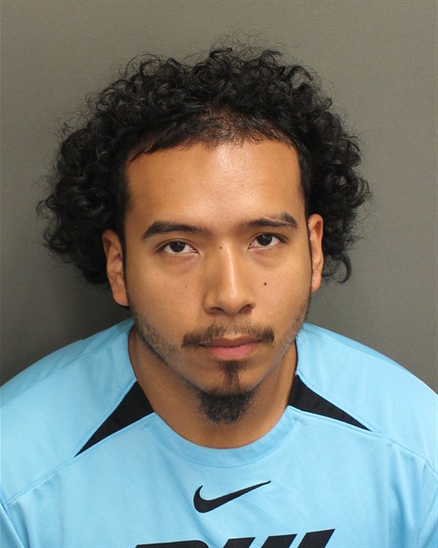 Booking photo of Derek Santos