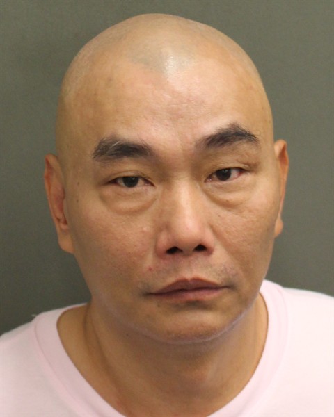 Booking photo of Shao Wang