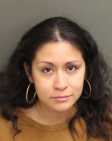 Booking photo of Carolina Moniz