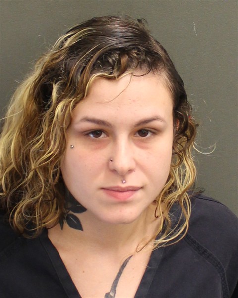 Booking photo of Mariah Herzog