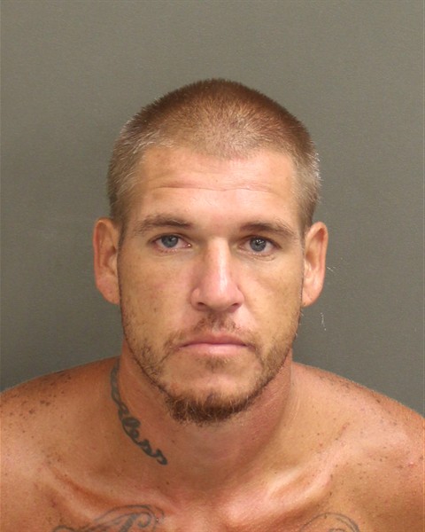 Booking photo of Dustin Adkins