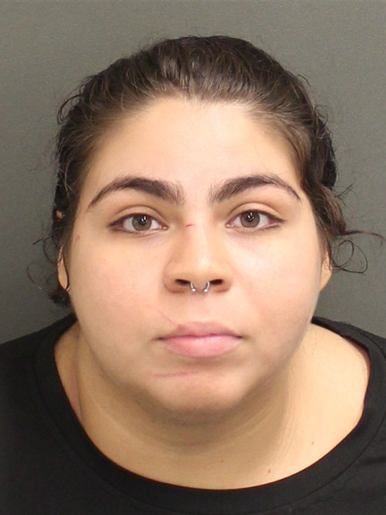 Booking photo of Melani Morales