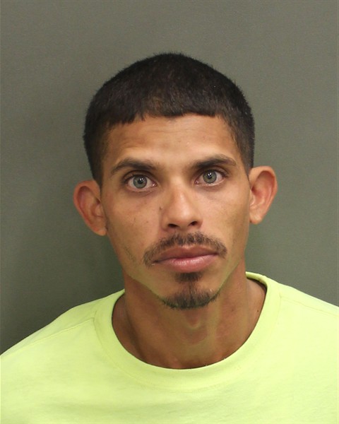 Booking photo of Erick Campos