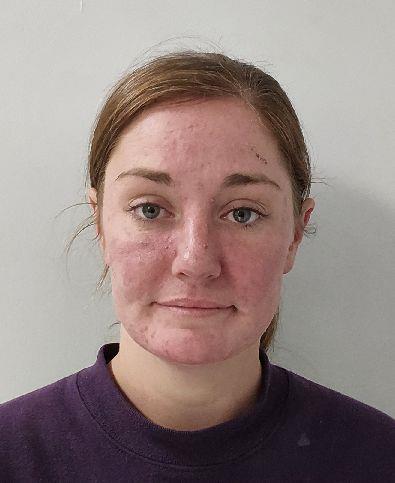 Booking photo of Amanda Justice