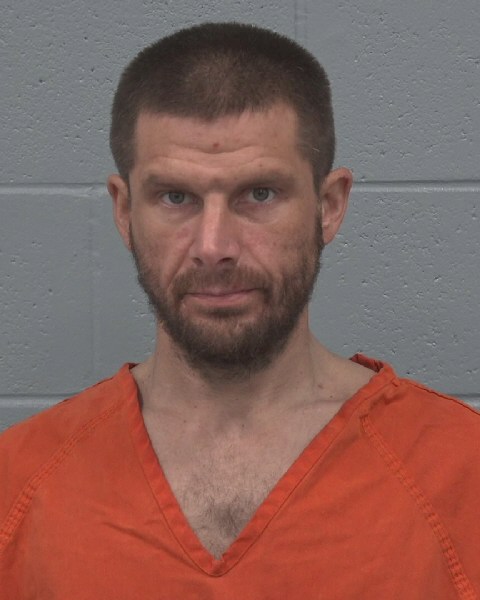 Booking photo of Dustin Transue