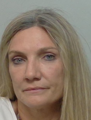 Booking photo of Megan Lazenby