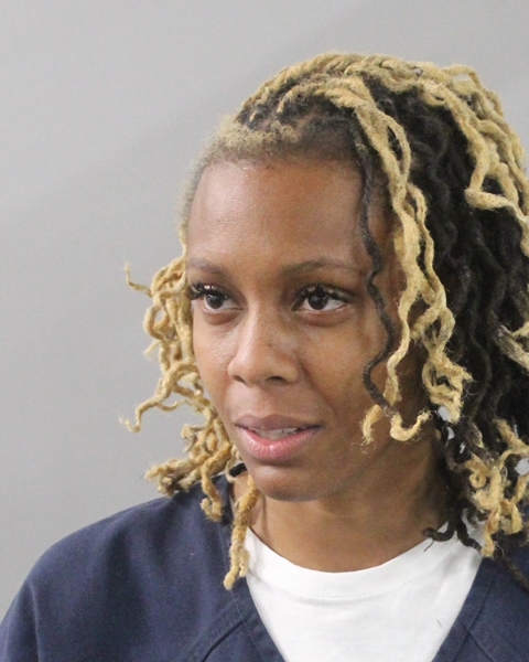 Booking photo of Sarahfaye Harrell