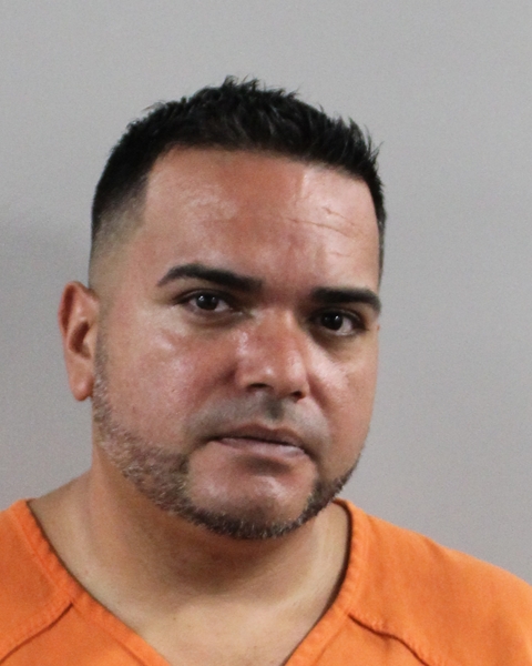 Booking photo of Anthony Saldana