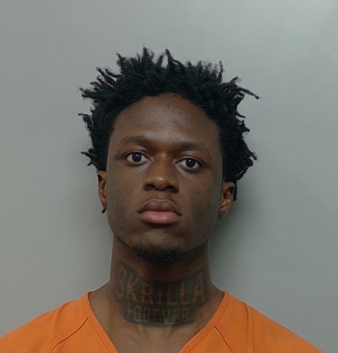 Booking photo of Caleb Lauriston